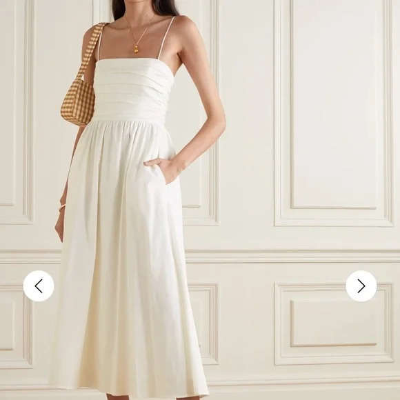 NWOT Reformation Lissa Dress White - Picture 1 of 8